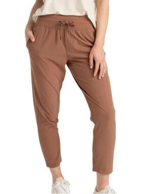 Free Fly Apparel Women's Cropped Drawstring Pants - Brown